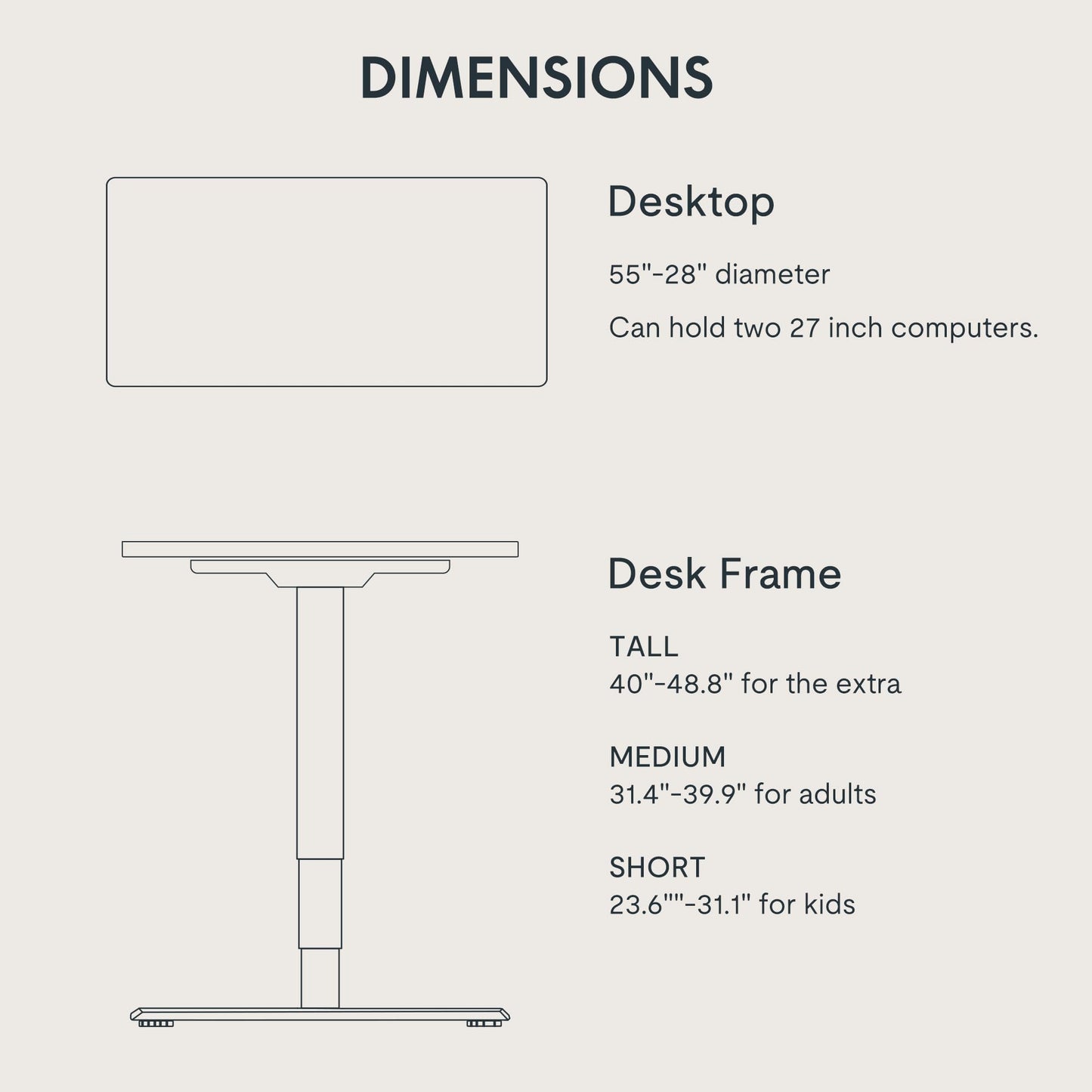 FLEXISPOT E6 3-Stage Dual Motor Electric Standing Desk 55 x 28 Sit Stand Up Desk, Holds 220 lbs, Adjustable Height w/Memory Presets, One-Piece Special Walnut Desktop & White Frame, Ships in 2 Boxes