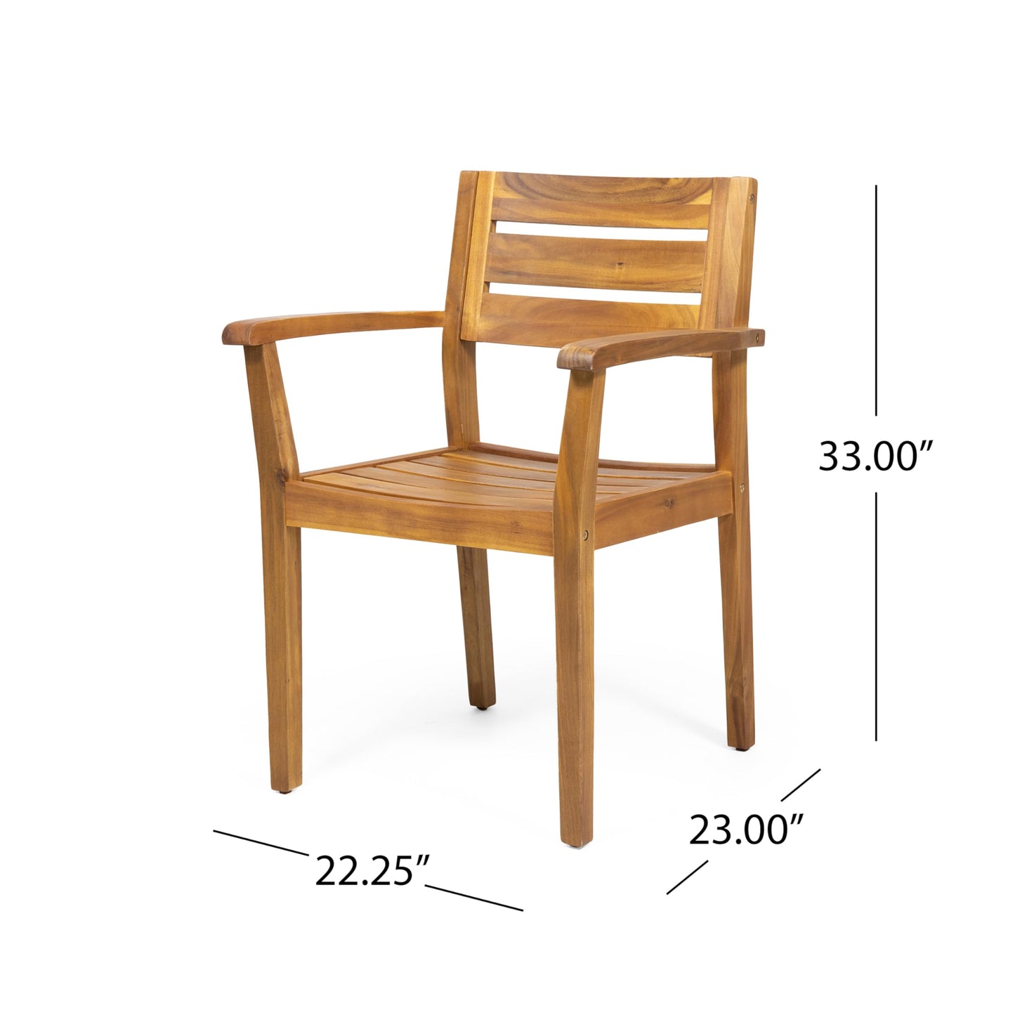 Christopher Knight Home Stamford Outdoor Acacia Wood Expandable 8 Seater Dining Set, Teak